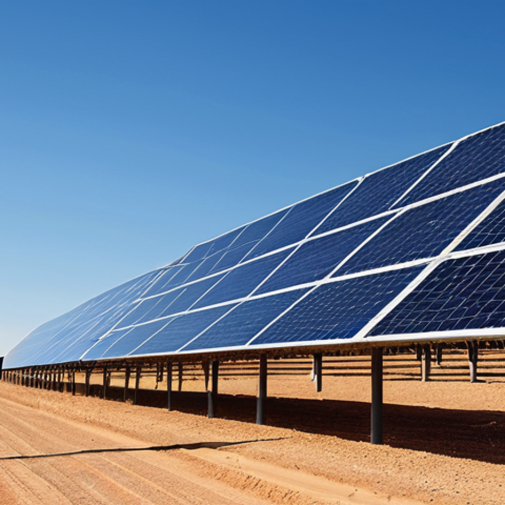 ESG 투자에 대한 자문 서비스 - Sustainable Energy**

"A solar panel farm in a desert landscape, fully clothed engineers inspecting ...