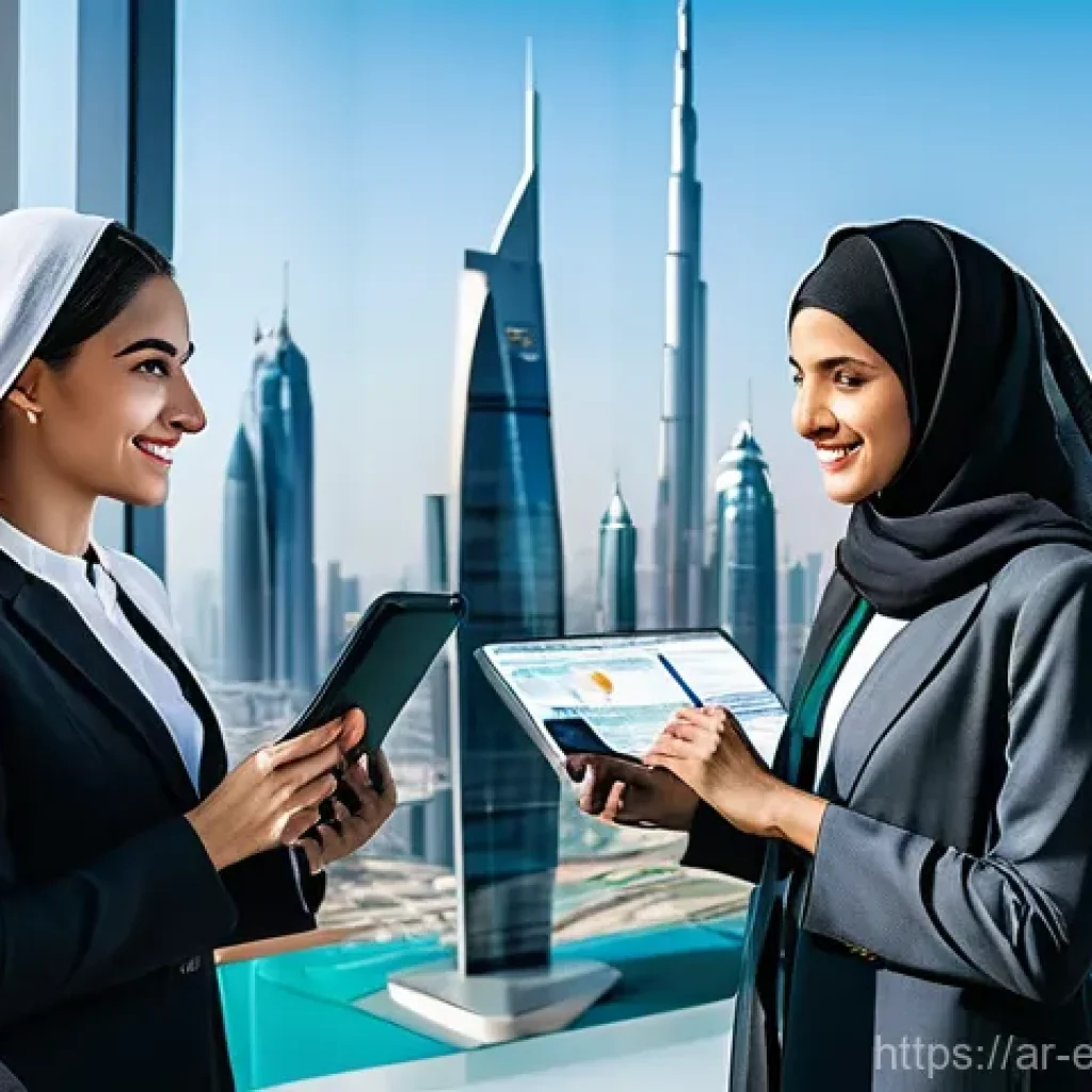 ESG 투자에서의 데이터 수집 방법 - **Prompt 1: Collaborative ESG Data Analysis in a Modern Arab Office**
"A vibrant, high-resolutio...